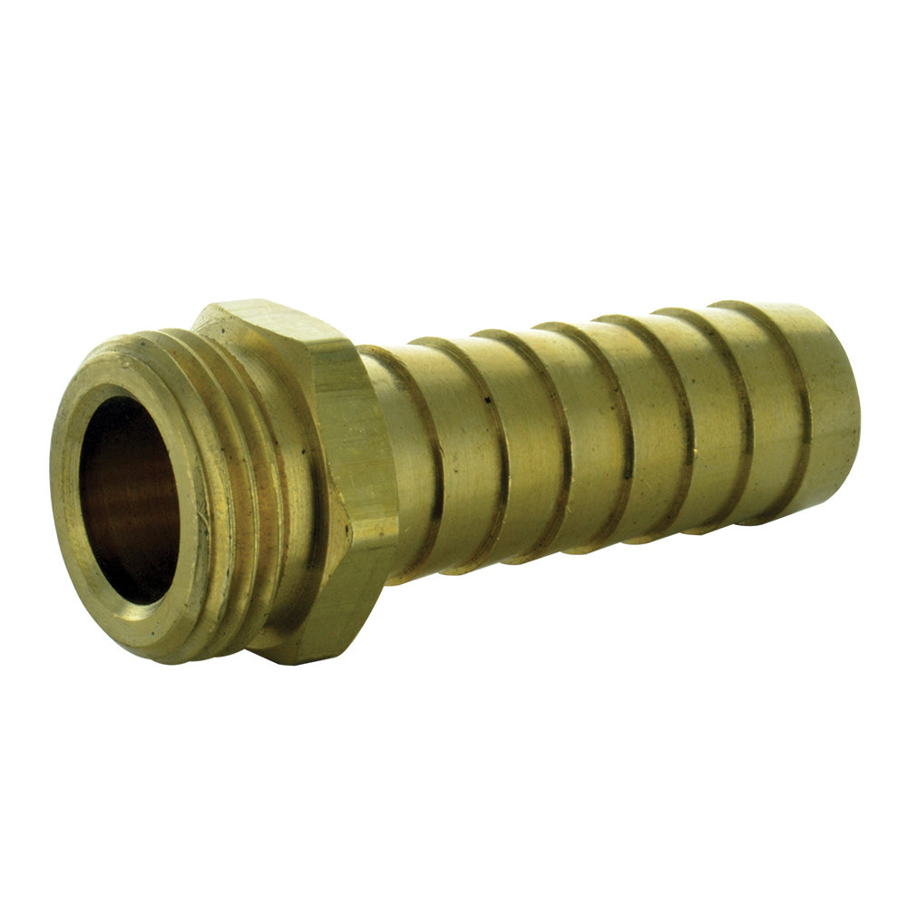 3/4 Inch Male Brass Garden Hose Thread To Long Shank Barb