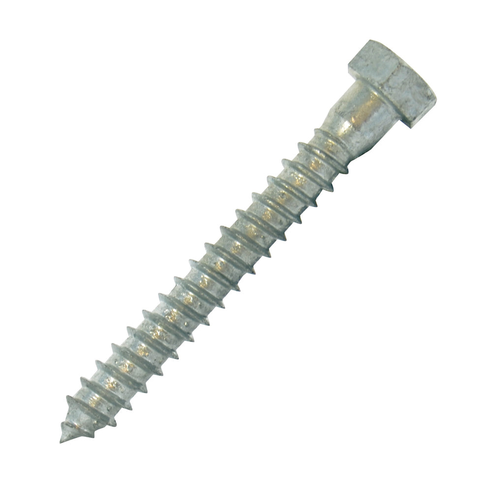 5/8-5 x 3 Inch Hot Dip Galvanized A307 Grade A Hex Head Lag Screw