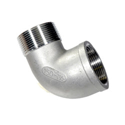 1-1/2" Schelule 40 NPT 304 Stainless Steel 90 Degree Street Elbow