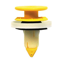 Gm General Motors General Motors Door Panel Retainer 2-Piece (White Grommet And Yellow Pin)