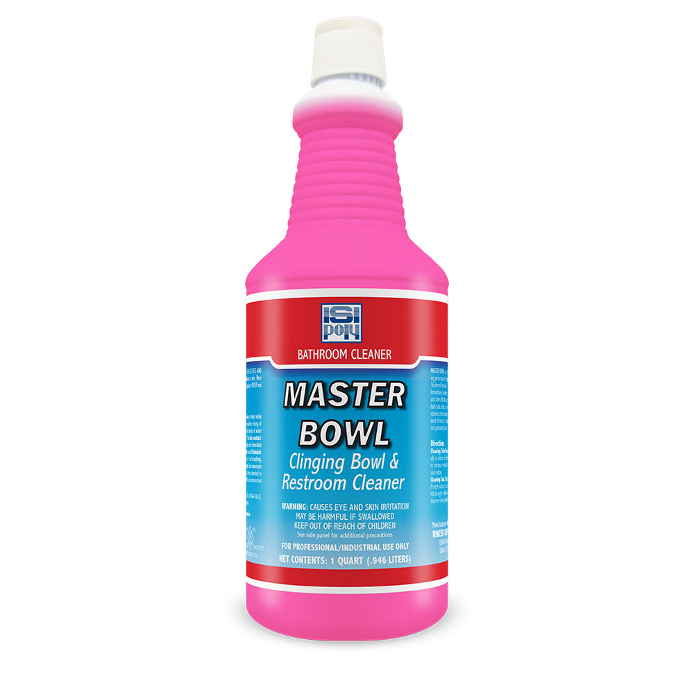 ISI Poly Master Bowl Restroom Cleaner - 1 Quart Net Wt. Bottle