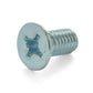 M4 x 0.7 x 10 mm Coarse Class 4.8 Zinc Plated Steel Phillips Drive Flat Countersunk Head Machine Screw
