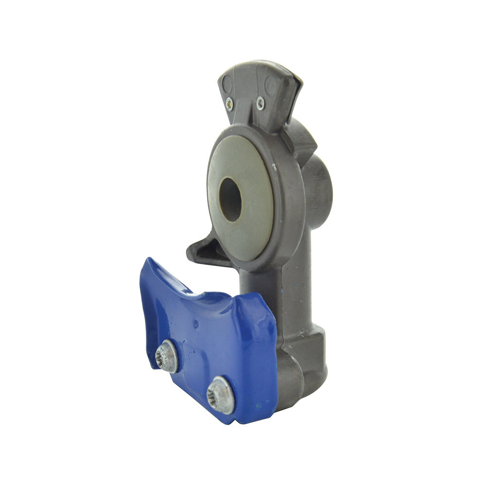 1/2-14 Nptf Blue Urethane Seal Plated Aluminum Service Premium Gladhand