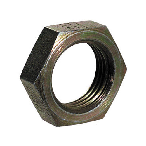 1/2 Inch 10000 Psi Zinc Plated Carbon Steel JIC 37 Degree Adapter - Bulkhead Nut