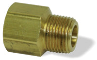 1/8 Inch X 1/8 Inch Brass Pipe Adapter
