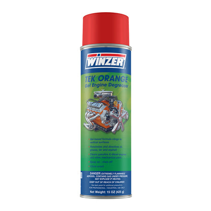 Winzer Tek Orange Gel Engine Degreaser - 15 Oz Net Weight - Aerosol