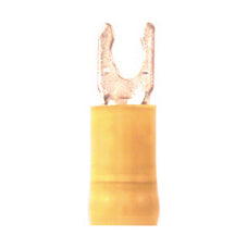 12-10 Gauge Snap Spade Terminal #8 Stud Nylon Insulated Yellow