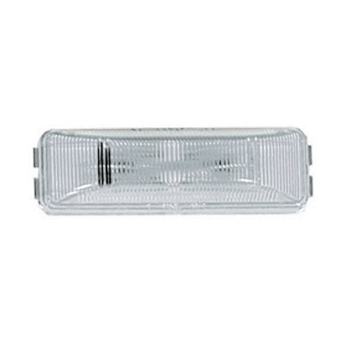 Rectangular Two Bulb Clearance Marker Clear