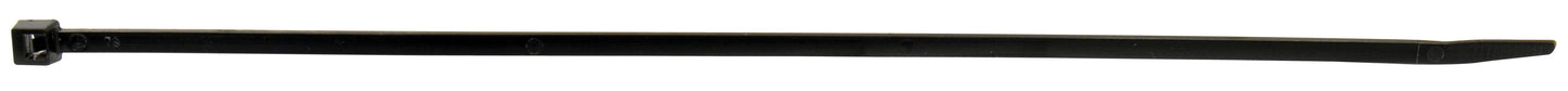8.875 Inch X 0.140 Inch Self Locking Wire Tie 40 Lb Black - 100 Per Pack