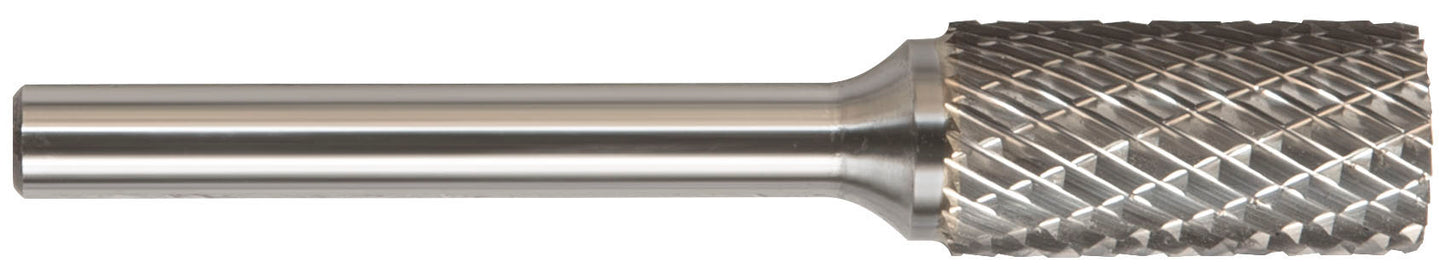 1/2" Cylindrical Shape End 1/4" Shank Carbide Bur
