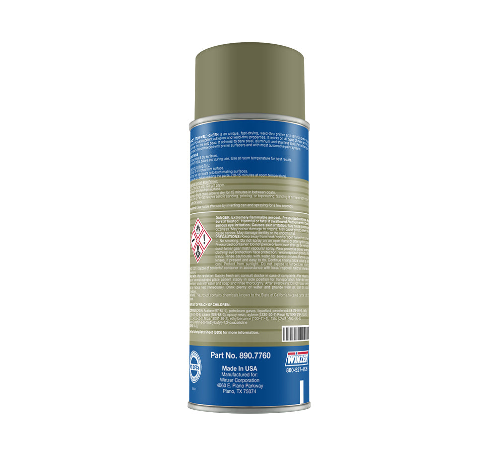 Winzer Etch-Weld Green Self-Etching, Weld-Thru Primer - 12 Oz
