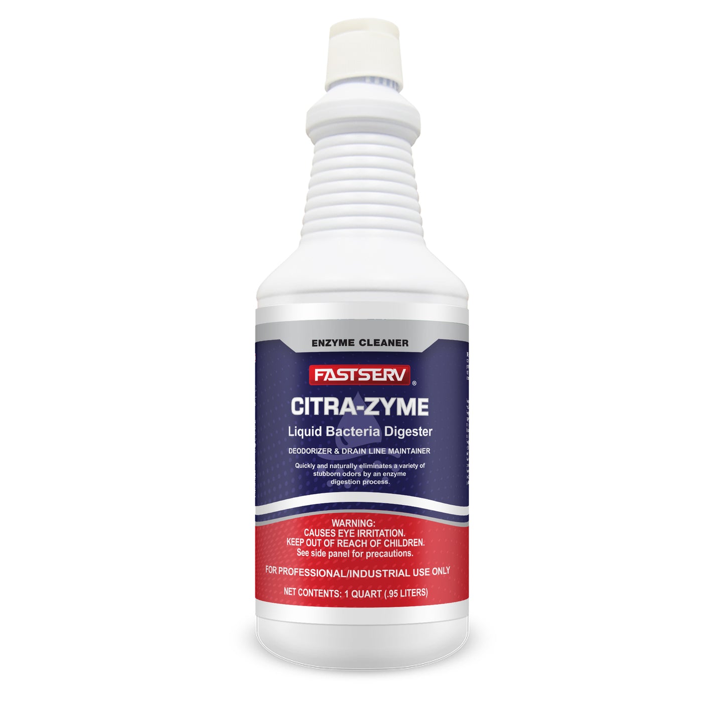 ISI Poly Citra-Zyme Liquid Bacteria Deodorizer and Drain Maintainer - 1 Qt Net Wt. Bottle
