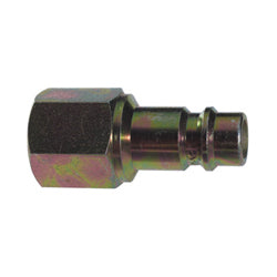 1/4 Inch Basic Size High Flow Profile Push Button Air Plug 1/4 Inch Female NPT