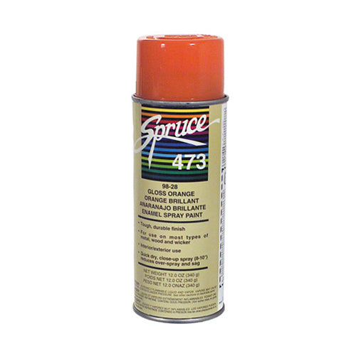 Seymour Economy Spruce Gloss Paint Aerosol Orange - 12 Oz Net Wt. - Aerosol