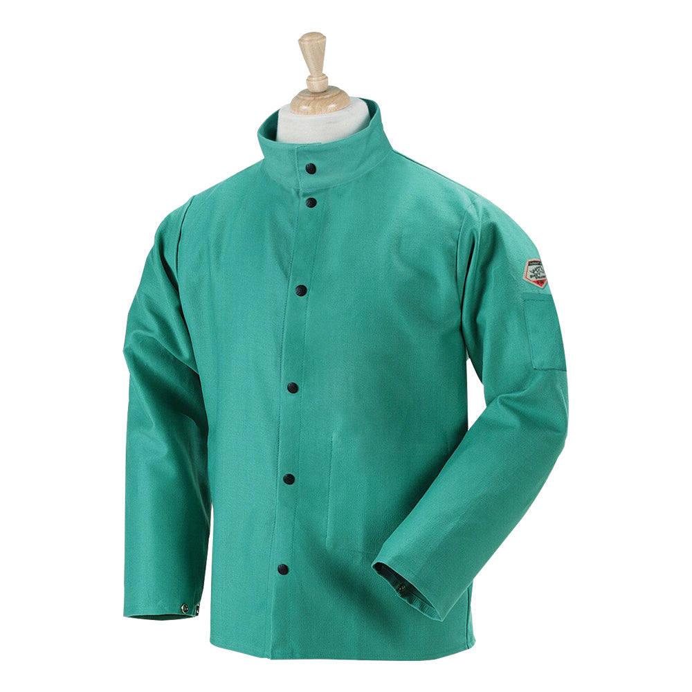 Flame Retardant Welding Jacket Green X-Large
