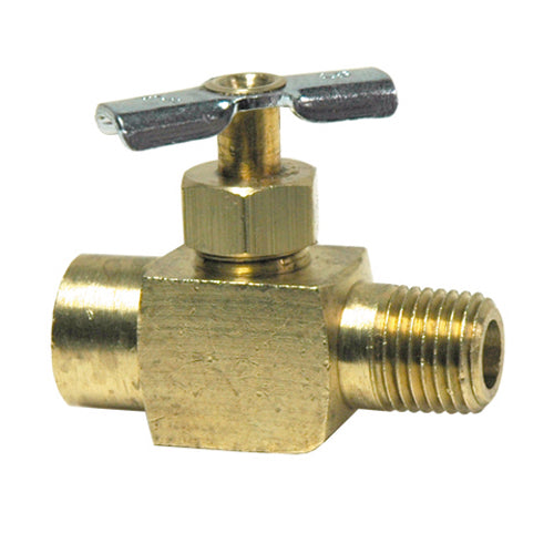 1/4 Inch Fnpt X Male National Pipe Thread (MNPT) 150 Psi Brass Needle Valve