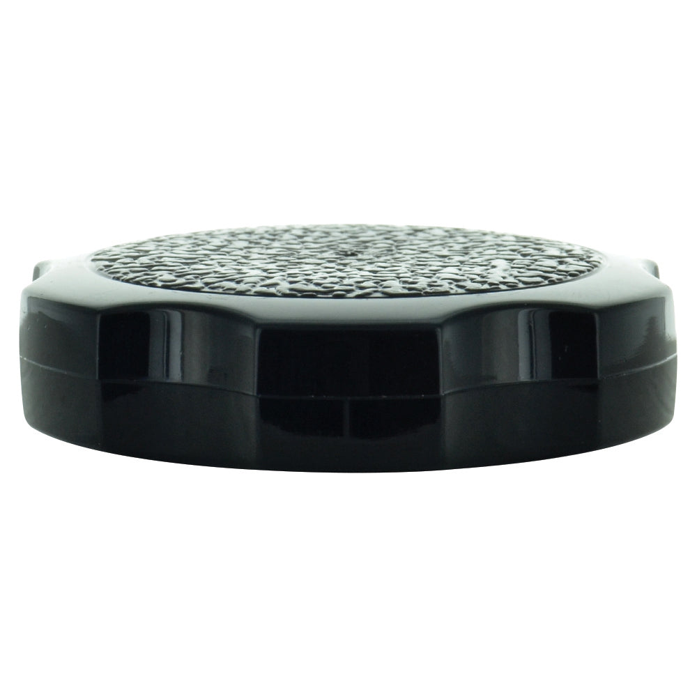 Black Rosette Thumb Screw Knob - 3/8 Inch (1-1/2 Inch Diameter)