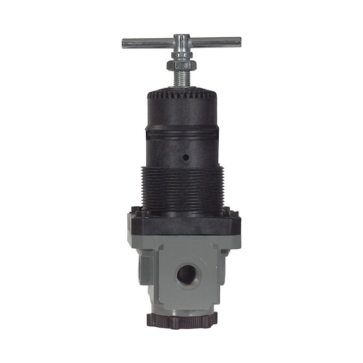 3/8 Inch NPT 5 - 125 Psi 80 Scfm Die-Cast Aluminum Heavy Duty Air Line Regulator