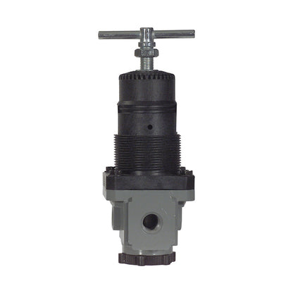 1/4 Inch NPT 5 - 125 Psi 50 Scfm Die-Cast Aluminum Heavy Duty Air Line Regulator
