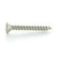 #4 x 1/4 Inch Plain 18-8 (A2) Stainless Steel Oval Head Type-A Self-Tapping Sheet Metal Screw