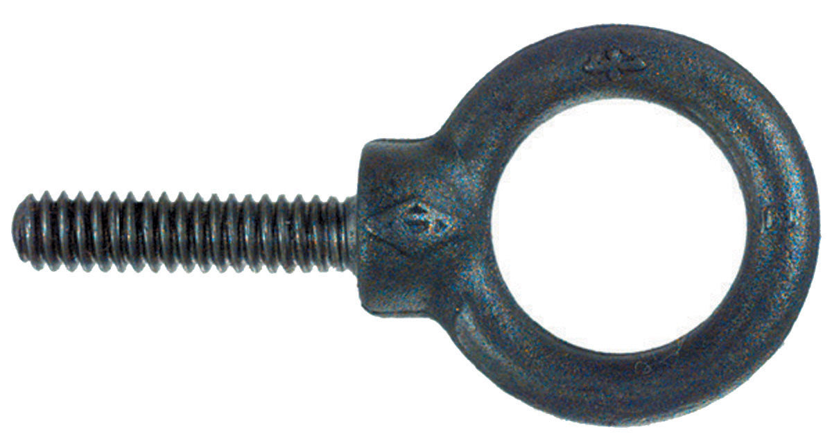 M10 x 1.5 Self-Colored Forged 1030 Carbon Steel Machinery Eye Bolt With Shoulder