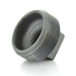 1/4" Schedule 40 Male NPT Black Malleable Iron Square Head Pipe Plug