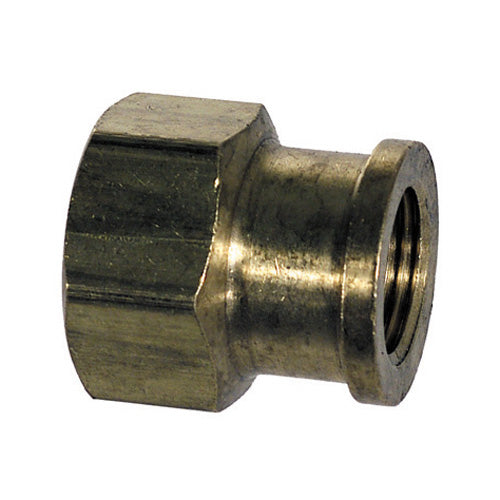 1/4 Inch X 1/8 Inch Brass Pipe Reducing Coupling