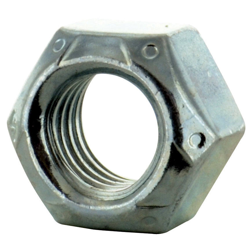 1-8 Coarse Zinc and Wax Cr+3 Grade C Prevailing Torque Top Lock Nut