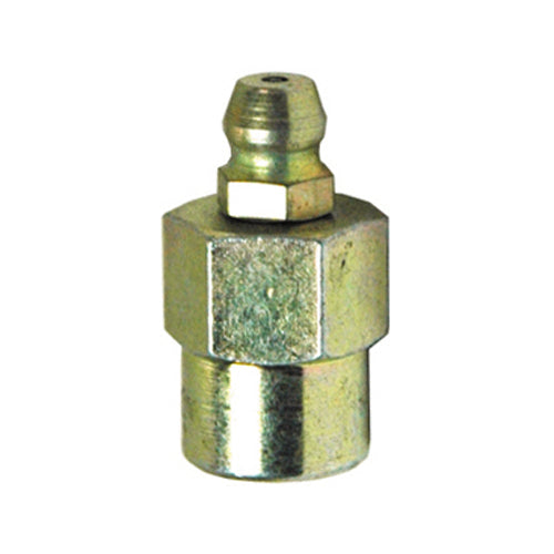 1/8-27 Female Zinc Yellow Steel Straight Standard Shank Heritage Hydraulic Grease Fitting