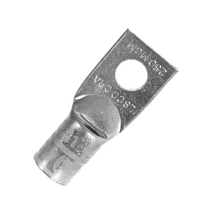 6 Awg 0.343 Inch Stud 1 Hole Copper Standard Barrel Compression Lug