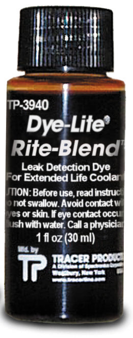 Rite-Blend Extended Life Coolant Dye 1 Ounce