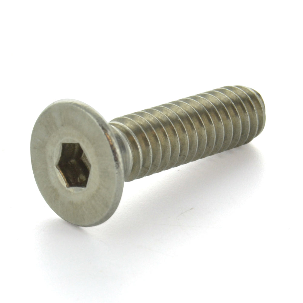 #6-32 x 5/8 Inch Coarse Plain 18-8 (A2) Stainless Steel Flat Head Socket Cap Screw