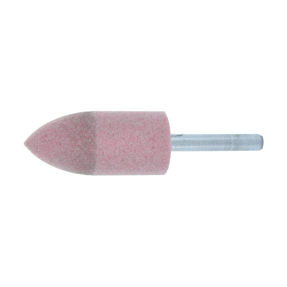 7/8 Inch X 2 Inch A11 Shape Vitrified Mounted Point Abrasive With 1/4 Inch Shank