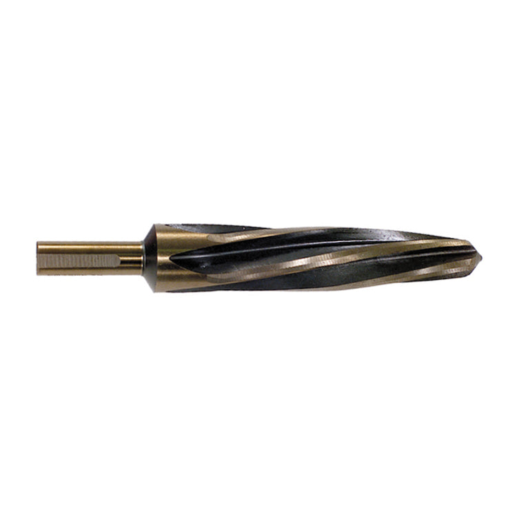 9/16 Inch Spiral Flute Amber Gold M7 Steel Car Reamer