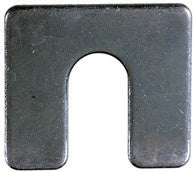 1-1/4" x 1-1/8" Body Shim 1/16" Thick 3/8" Slot Zinc Plated