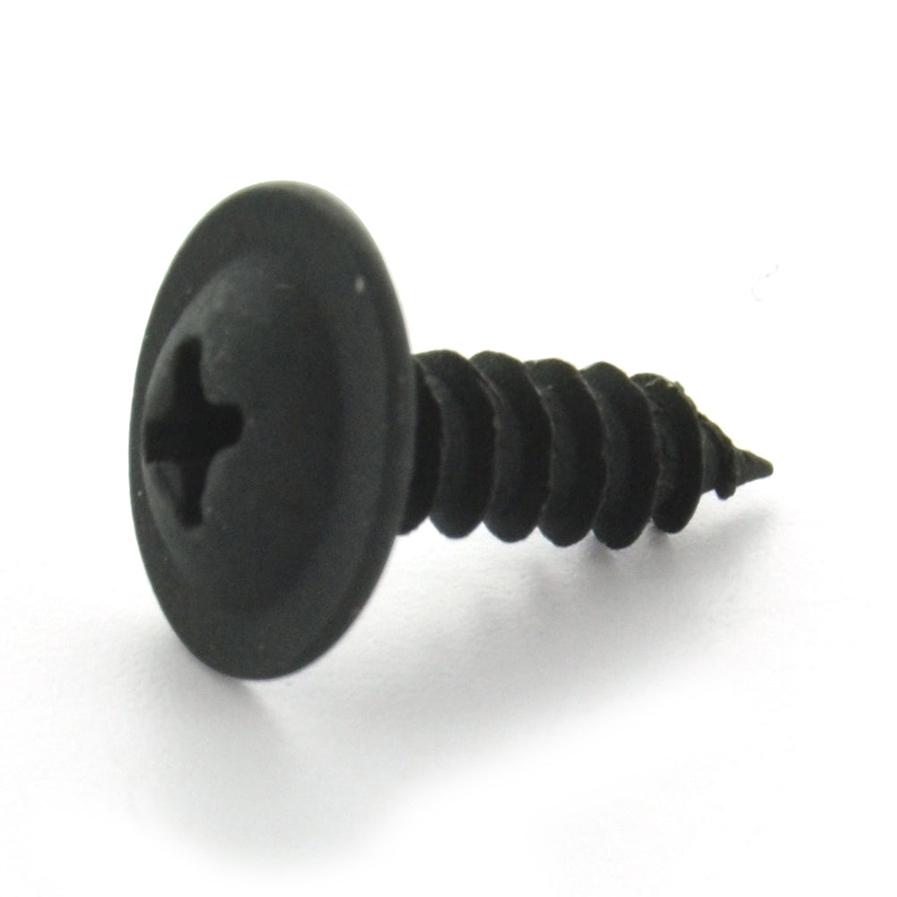 #8 x 1-1/2 Inch Black Oxide Alloy Steel Round Head Type-Ab Self-Tapping Sheet Metal Screw