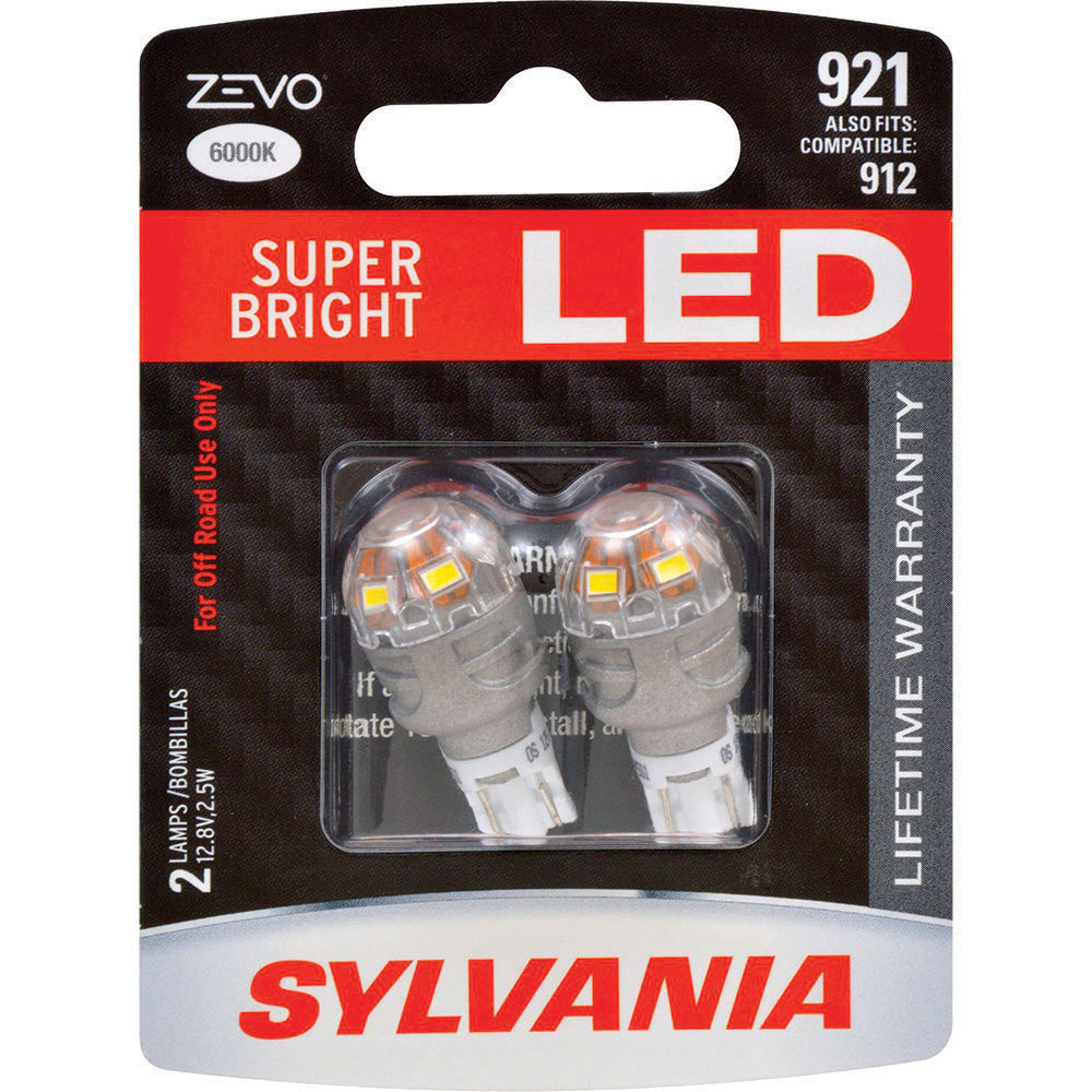 Zevo 921 White Auto LED Bulb - 2 Per Pack