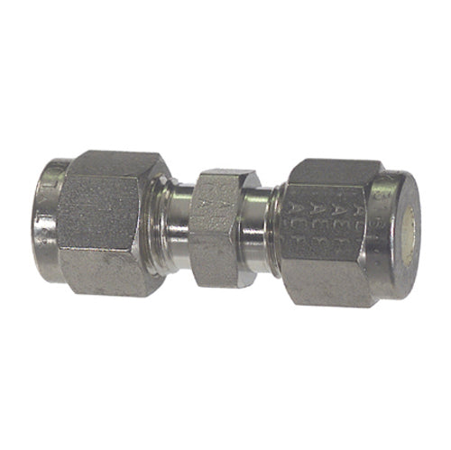 3/4 Inch Compression Tube T316 Stainless Steel Straight B-Lok Union