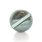 #8-32 x 1 Inch Coarse Zinc Plated Steel Slotted Drive Pan Head Machine Screw