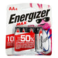 Energizer Max 1.5V AA Cell Alkaline Battery - Pack of 4