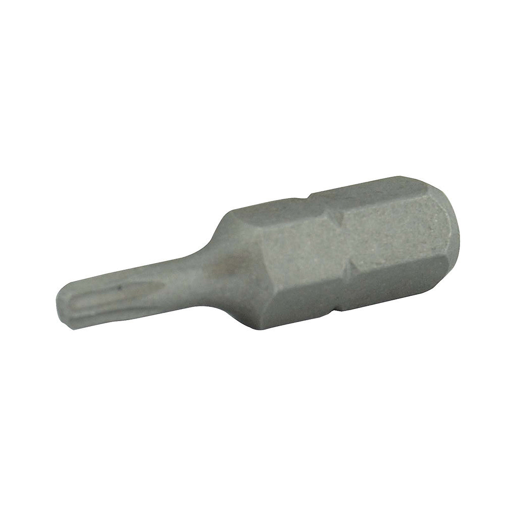 T10 Torx® Drive 1/4 Inch Hex Shank 1 Inch Length Steel Insert Bit
