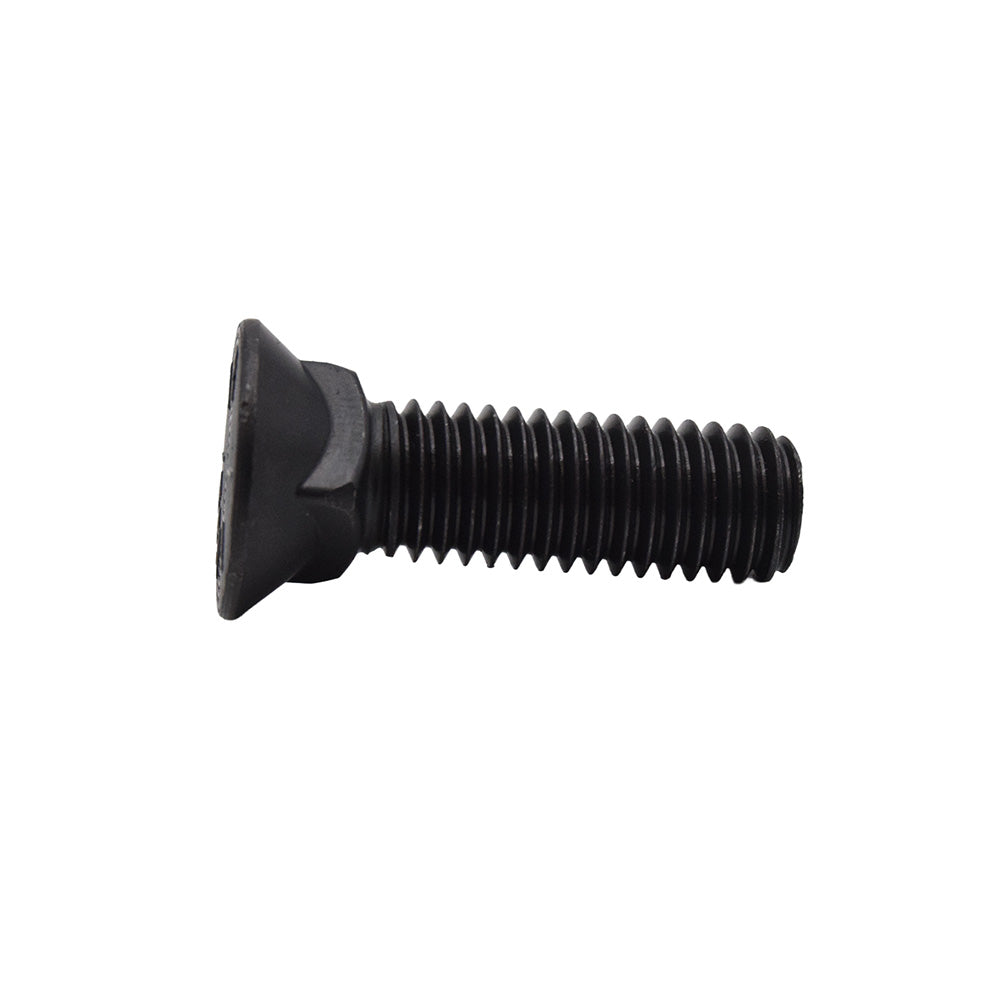 1/2-13 x 1-3/4 Inch Coarse Plain Grade 8 Flat Head Plow Bolt
