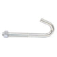 1/4-20 x 2-5/16 Inch Coarse Zinc Plated Steel J-Bolt With Hex Nut
