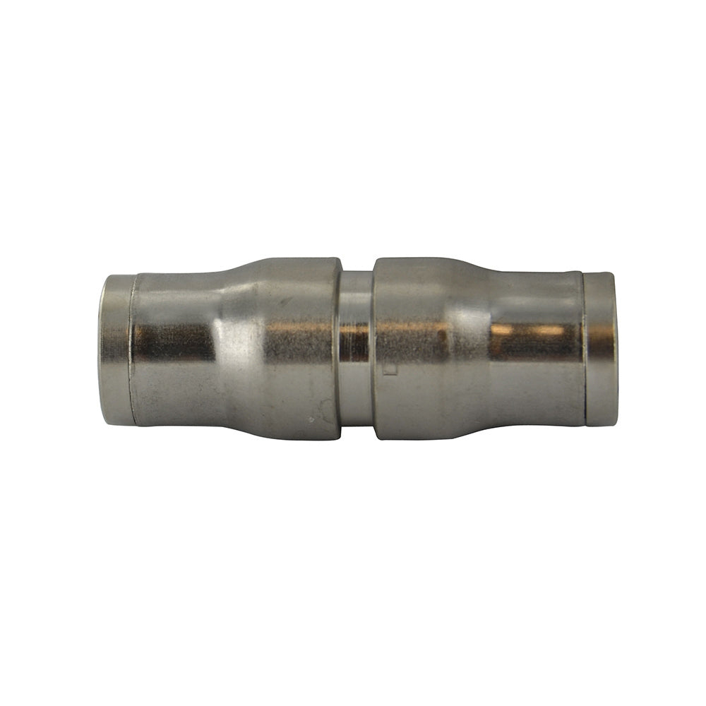 5/16 Inch Nickel Plated Brass Push-In Tube Union