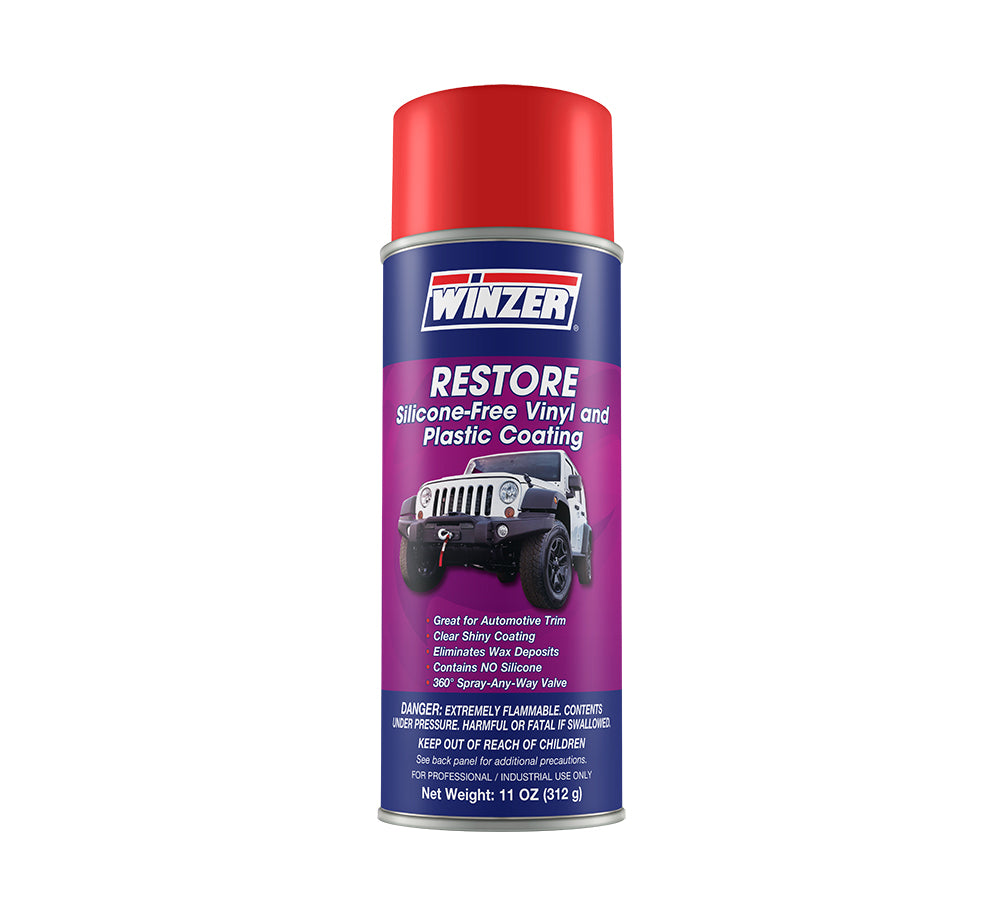 Winzer Restore Silicone-Free Vinyl And Plastic Coating - 11 Oz Net Weight - Aerosol