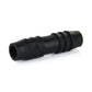 3/8 Inch x 3/8 Inch Black Nylon Vacuum and Washer Hose Barbed Line Connector