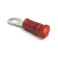 22-18 Gauge Nylon Insulated Ring Terminal Red #8 Stud