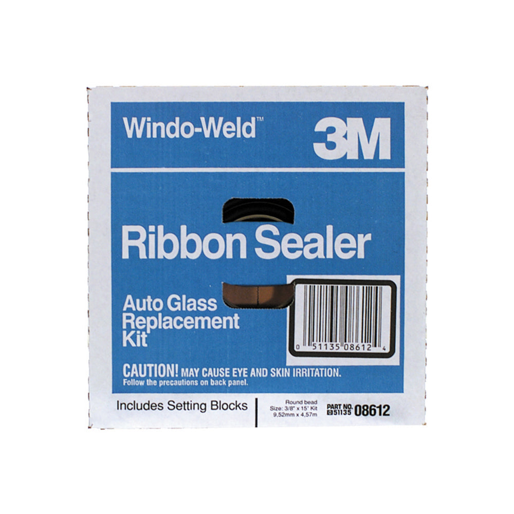3M 5/16 Inch x 15' Windo-Weld Ribbon Sealer Auto Glass Replacement Kit
