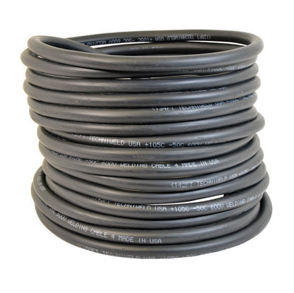 1/0 x 25 Foot Premium Welding Cable Black