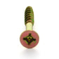#8 x 2 Inch Yellow Zinc Plated Steel Slotted/Phillips Flat Head Wood Screw